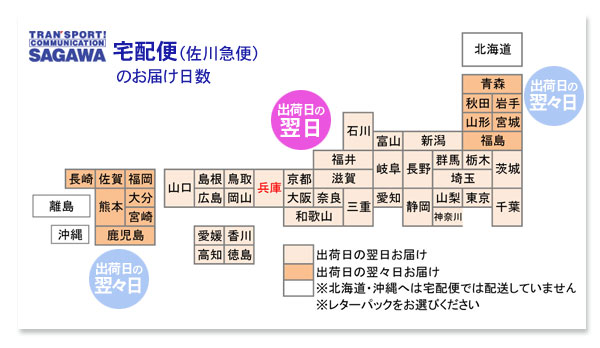 急便 配達 日数 佐川